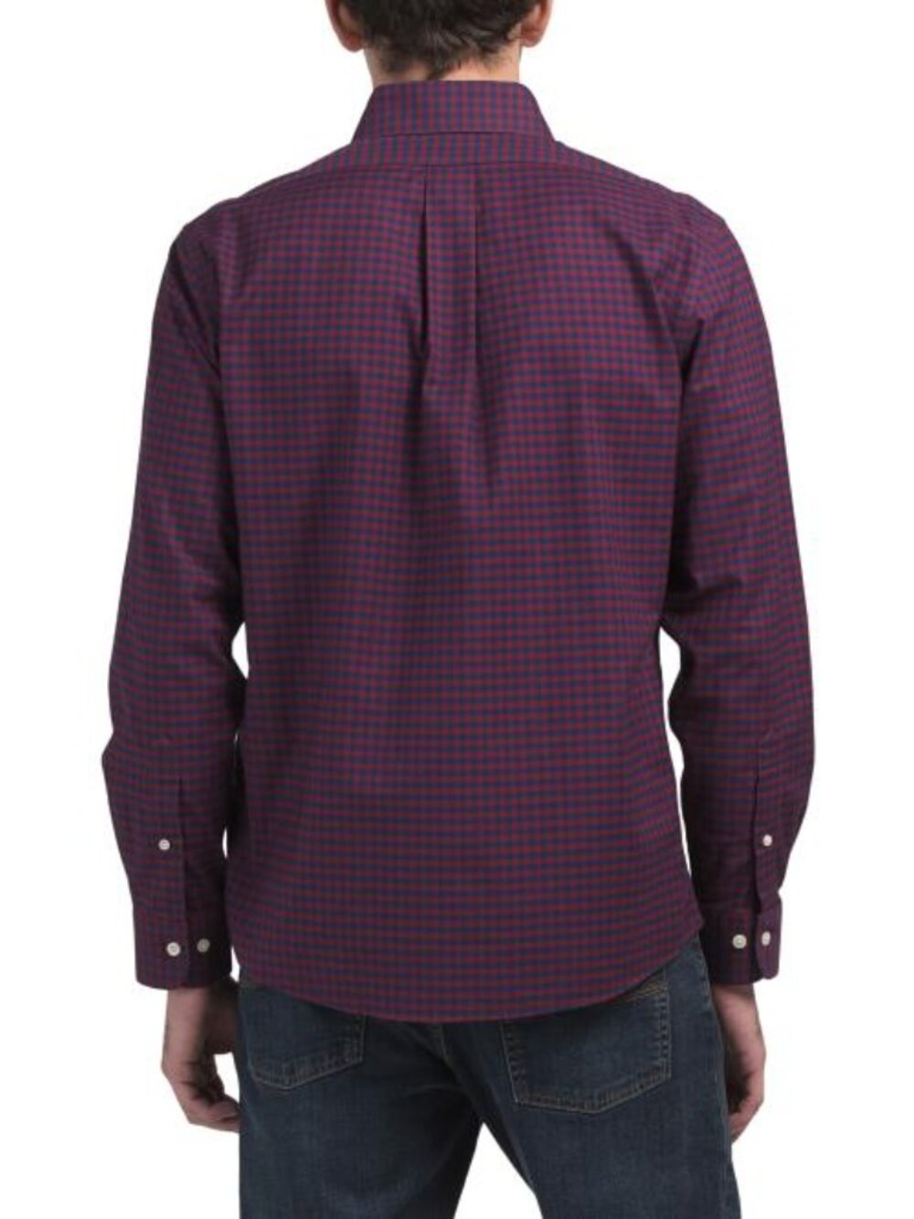 BROOKS BROTHERS Oxford Long Sleeve Fall Pattern Regular Shirt - Picture 2 of 3